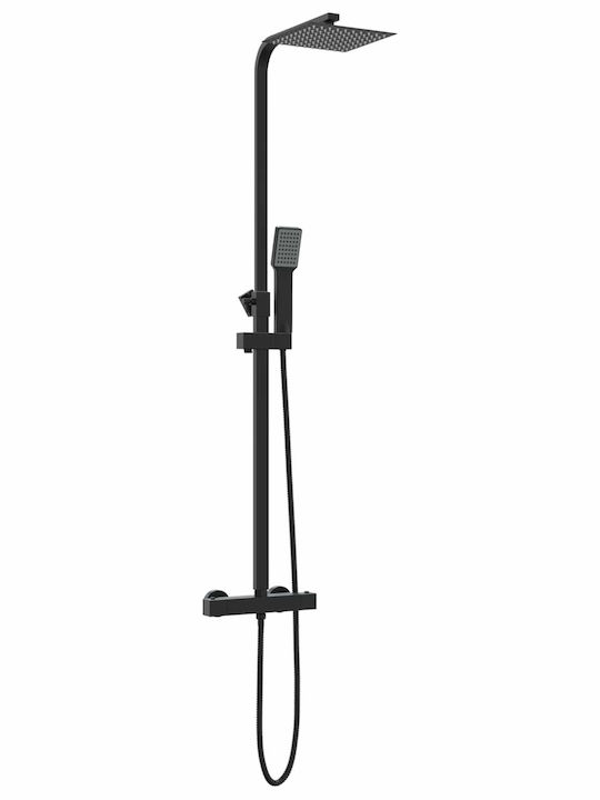 vidaXL Ρυθμιζόμενη Στήλη Ντουζ χωρίς Μπαταρία 150cm Χάλκινη
