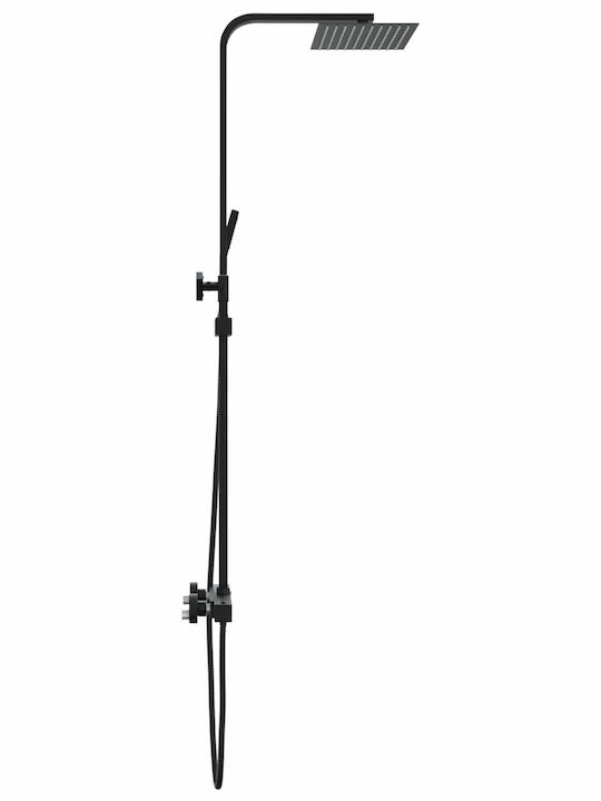 vidaXL Ρυθμιζόμενη Στήλη Ντουζ χωρίς Μπαταρία 150cm Χάλκινη