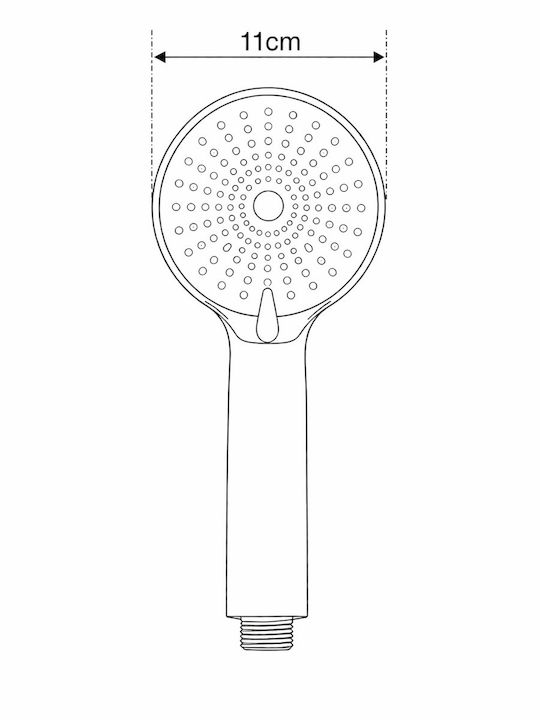 MRShome Shower Column Without Battery Black