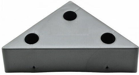 Hoff Kunststoff Möbelbein Für Couch 6x6cm Weiß