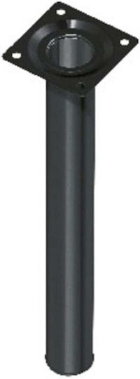 Es Metallic Furniture Leg Suitable for Table / Coffee Table 3x3x30cm Black