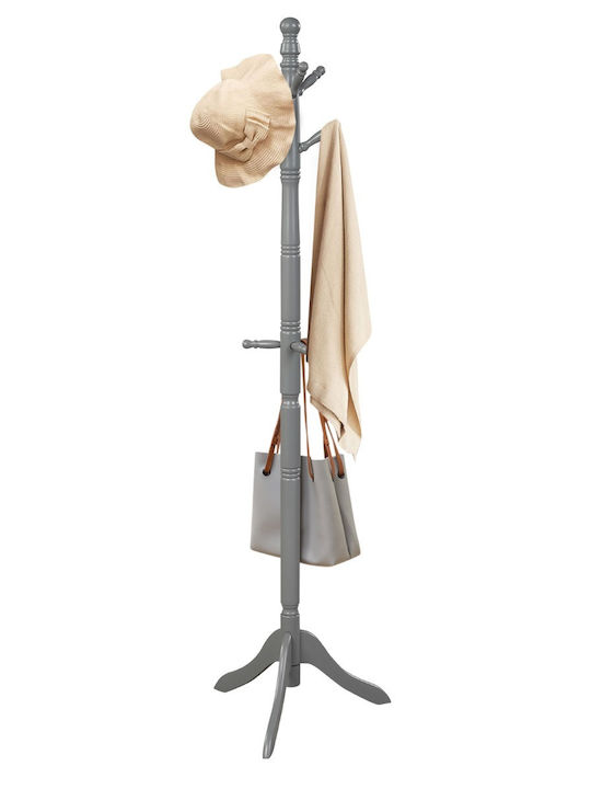 Costway Cuiere de podea Lemn Gri 50x50x175cm