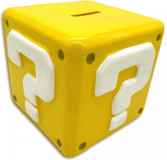 Super Mario - Question Mark Block - Shaped Money Bank 12.3cm