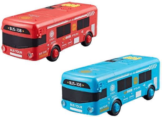 Children's Money Box Plastic Blue 28x10x10cm