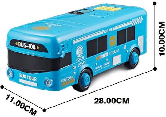 Children's Money Box Plastic Blue 28x10x10cm