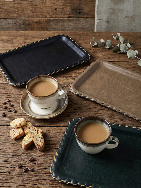 Espiel Rectangular Serving Tray in Green Color 32x44cm LTG3244K20-1 1pcs