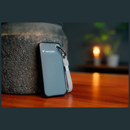 Verbatim Pocket USB-C 3.2 External SSD 128GB 2.5" Grey