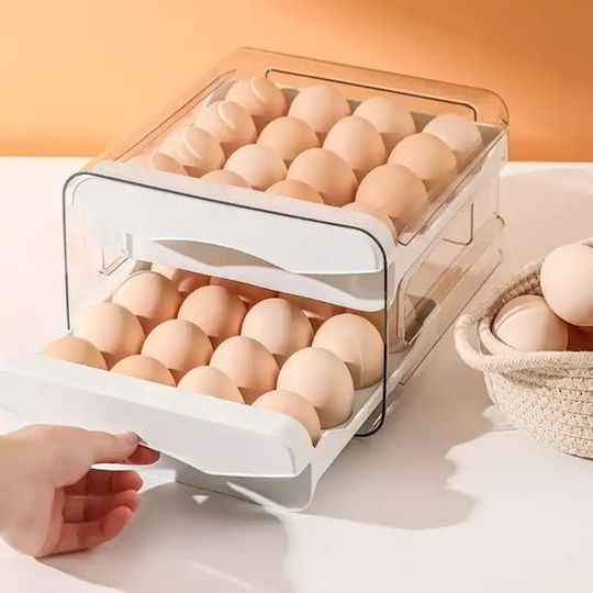 Fridge Egg Holder For 32 Eggs 22.5x21.5x14cm