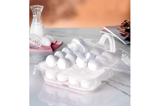 Кутия за яйца за хладилник за 32 яйца 26x26x12см