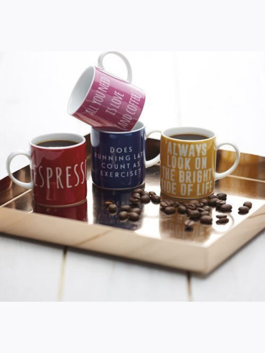 Kitchen Craft Cup Espresso Porcelain Blue 80ml