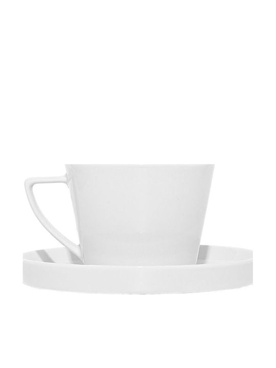 Estia Kyra Set Coffee Cups Porcelain Brown 220ml 6pcs