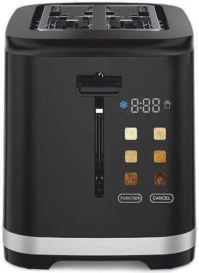Daewoo Toaster 2 Schlitze 800W Schwarz
