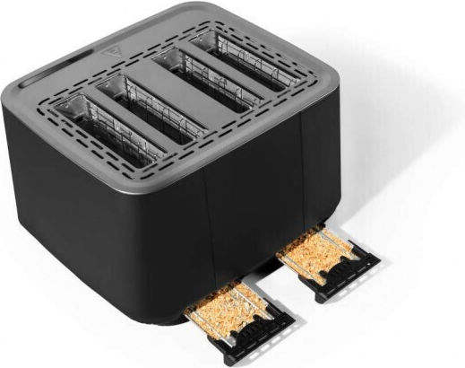Salter EK-5565 Prăjitor de Pâine cu 4 Sloturi Negru