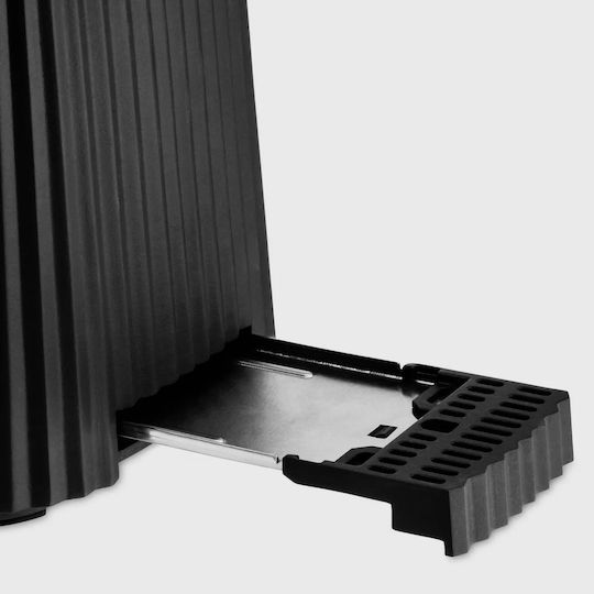 Alessi Plissé Toaster 2 Slots 1700W Black