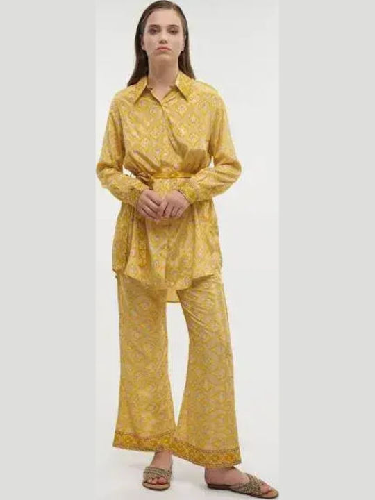 Long Sleeve Women's Shirt Yellow