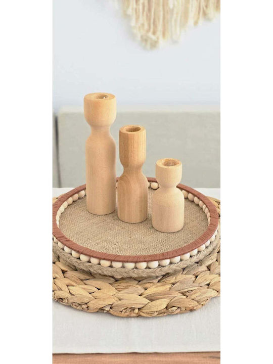 SteweHome Decorative Tray Wooden 12x25cm