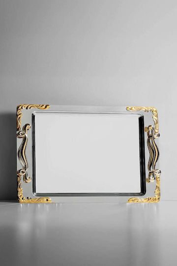 SteweHome SteweHome Dekorative Metallische Tablett 43x43cm