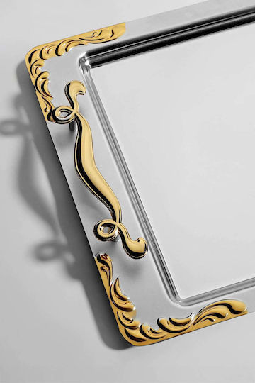 SteweHome Disc Decorativ Metalic 36x26cm