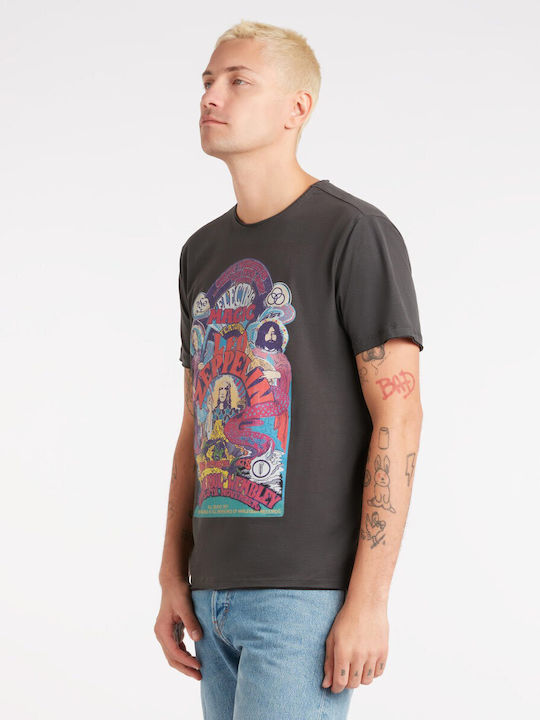 Led Zeppelin Electric Magic T-shirt Тъмносив Унисекс Zave210lem-cha