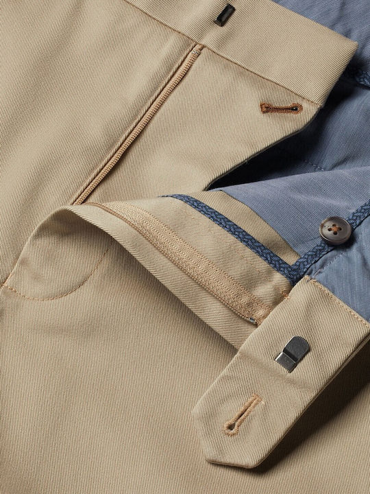 Pantaloni Bărbați Chino Elastic Slim Fit Lădi