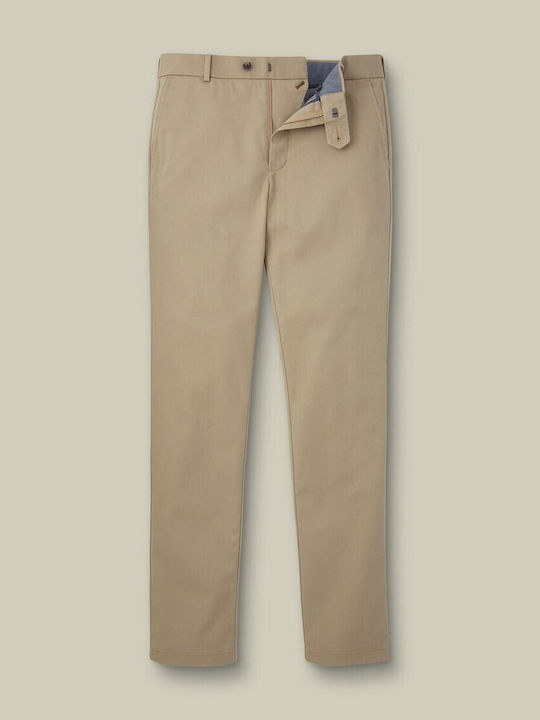 Pantaloni Bărbați Chino Elastic Slim Fit Lădi