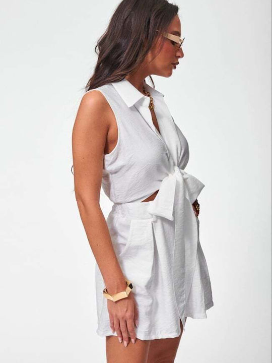 Women's Set with White Shorts