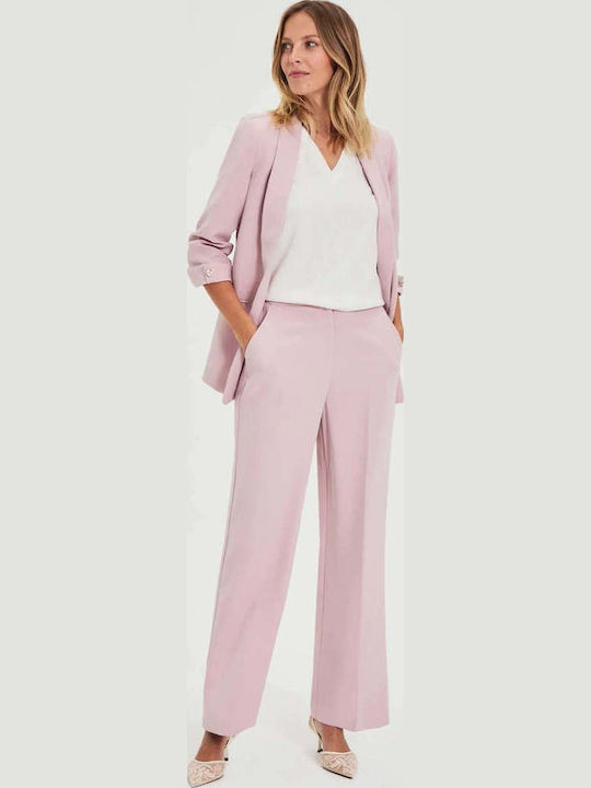 Women's High Rise Pantaloons in Relaxed Fit Dusty Pink