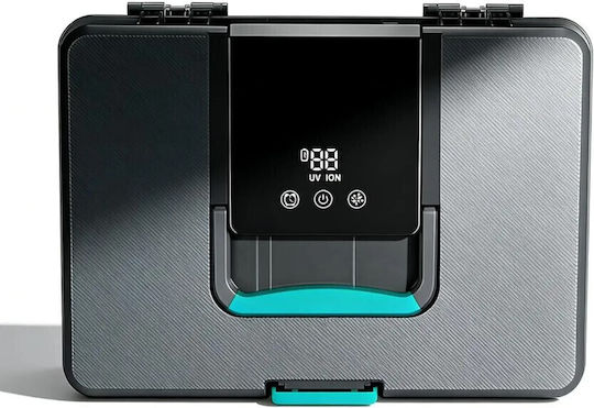 VGR V-840 UV & Ion Sterilizer Box Professional Tool Sterilization Box Barber LED Display 2500mAh Battery & Organizer