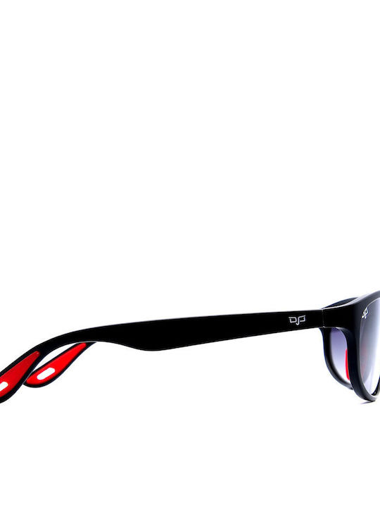 OJO Sunglasses Sport Ollo Unisex Γυαλιά Ηλίου με Μαύρο Κοκκάλινο Σκελετό και Μαύρο Ντεγκραντέ Polarized Φακό 12OMN73187