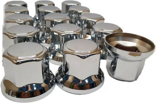 200 Bucăți Capace Piulițe Șurub 32 Mm Crom Camioane Remorci Altele