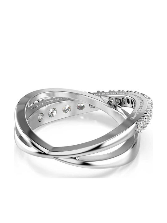 Swarovski Swarovski Damenring mit Steinen Vergoldet