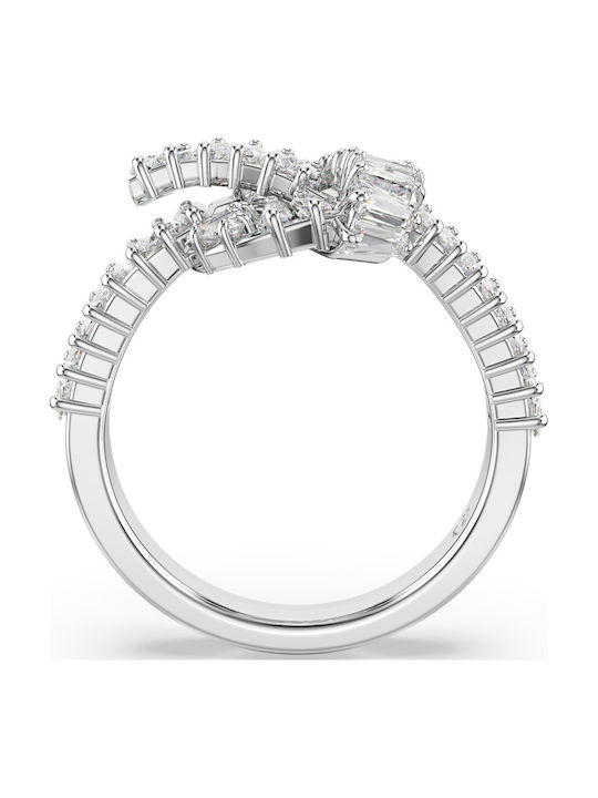 Swarovski Γυναικείο Δαχτυλίδι με Πέτρες Επιχρυσωμένο