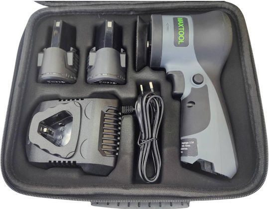 Maxtool 6175 Ексцентриков Полиращ Уред 2x2.5Ah със Скорост 2000-5000rpm и Регулиране на Оборотите
