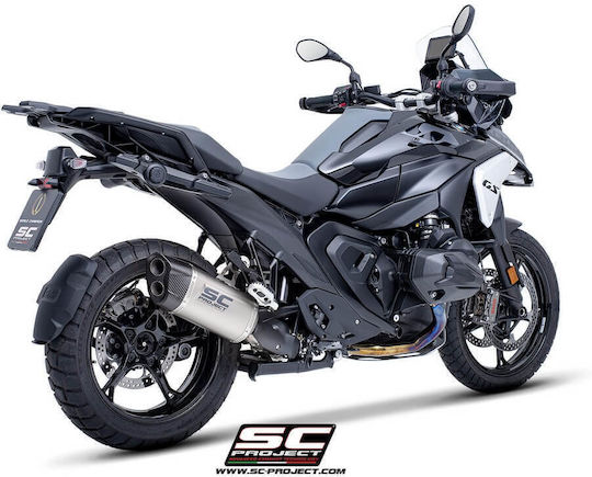 Τελικό Εξάτμισης Sc-project Adventure-r Bmw R 1300 Gs Τιτάνιο-carbon Oem Πλαϊνές Βαλίτσες