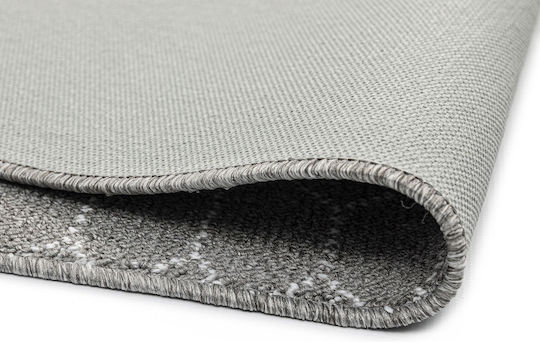 Nikotex Carpets Αντιολισθητικό Χαλί Σαλονιού Belmont Γκρι-άσπρο 133x190