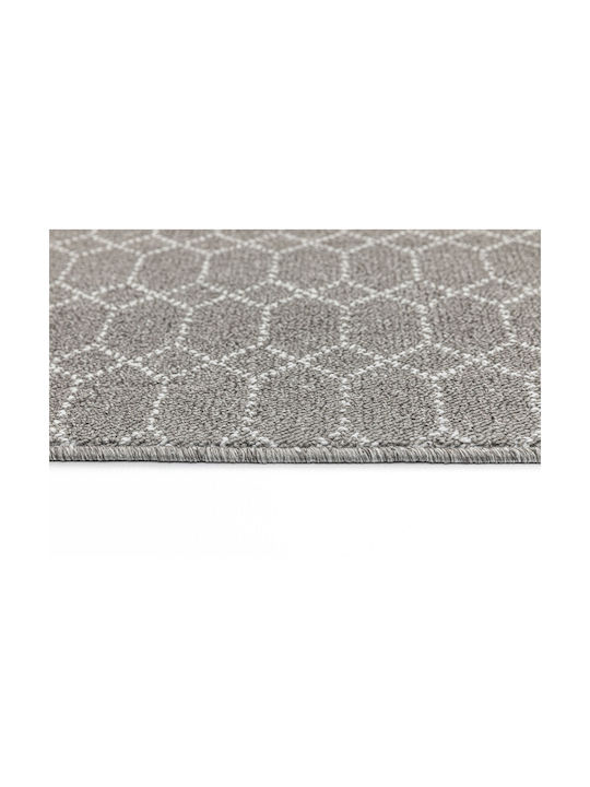 Nikotex Carpets Αντιολισθητικό Χαλί Σαλονιού Belmont Γκρι-άσπρο 133x190