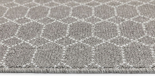 Nikotex Carpets Αντιολισθητικό Χαλί Σαλονιού Belmont Γκρι-άσπρο 133x190
