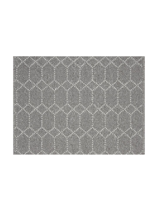 Nikotex Carpets Αντιολισθητικό Χαλί Σαλονιού Belmont Γκρι-άσπρο 133x190