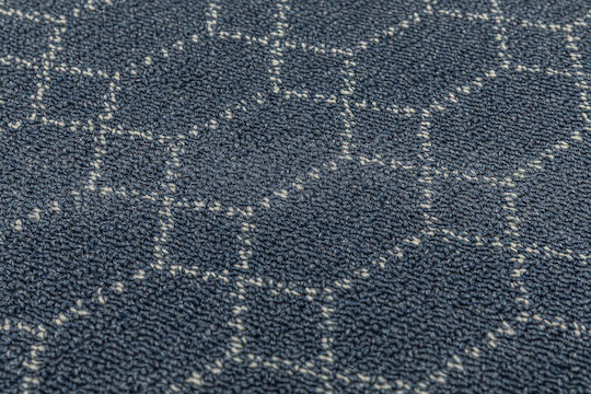 Nikotex Carpets Non-Slip Kitchen Runner Mat Belmont Blue-Ivory 80x150