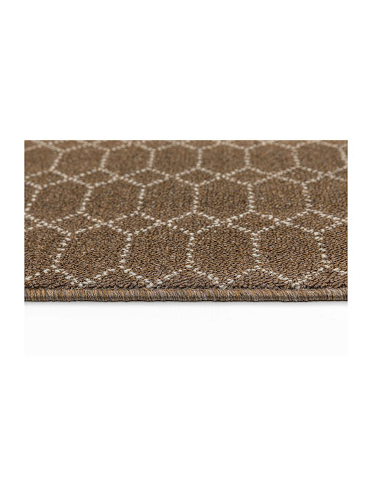 Nikotex Carpets Αντιολισθητικό Πατάκι Διάδρομος Κουζίνας Belmont Καστανό-ζαχαρί 80x150
