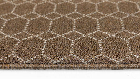 Nikotex Carpets Non-Slip Kitchen Runner Mat Belmont Brown-Beige 80x150