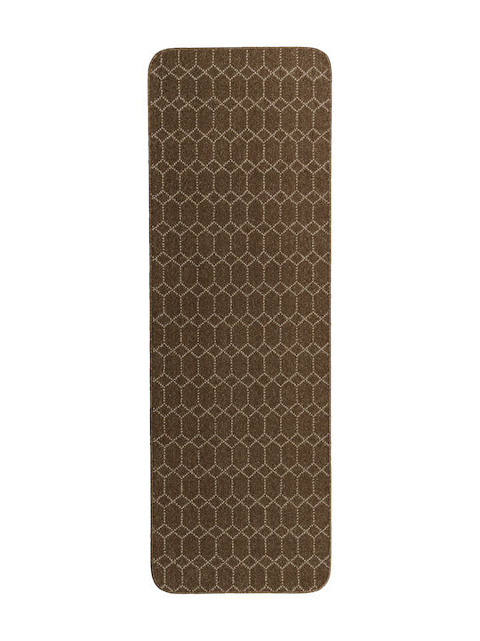 Nikotex Carpets Неслизаща Кухненска Пътека Belmont Кафяво-Захарно 67x200