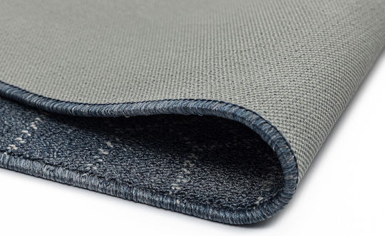 Nikotex Carpets Non-Slip Kitchen Runner Mat Belmont Blue-Ivory 80x200