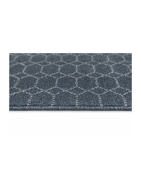Nikotex Carpets Неслизащо Пътека Кухня Belmont Синьо-екрю 80x200