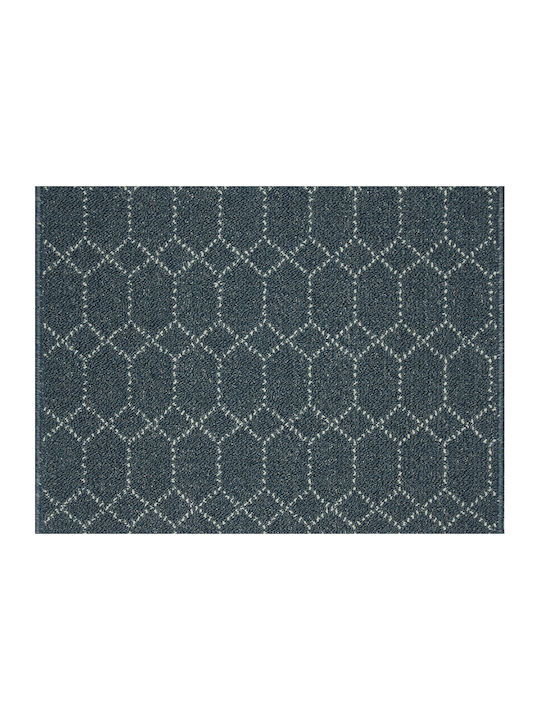 Nikotex Carpets Неслизащо Пътека Кухня Belmont Синьо-екрю 80x200