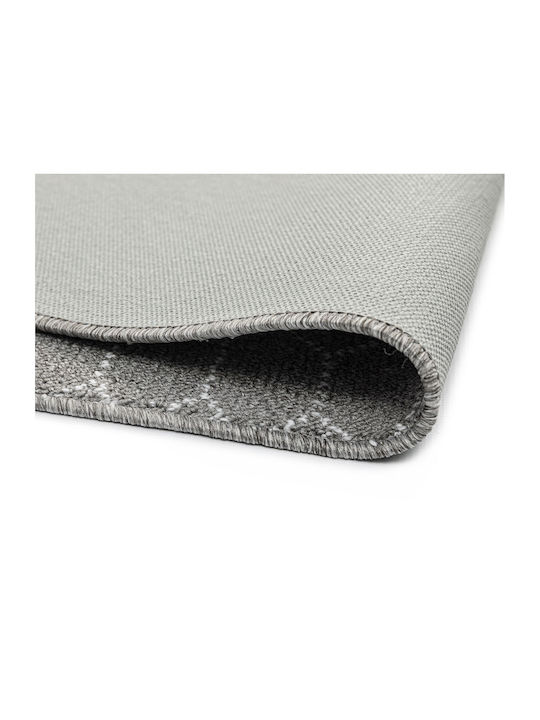 Nikotex Carpets Αντιολισθητικό Πατάκι Διάδρομος Κουζίνας Belmont Γκρι-άσπρο 80x200