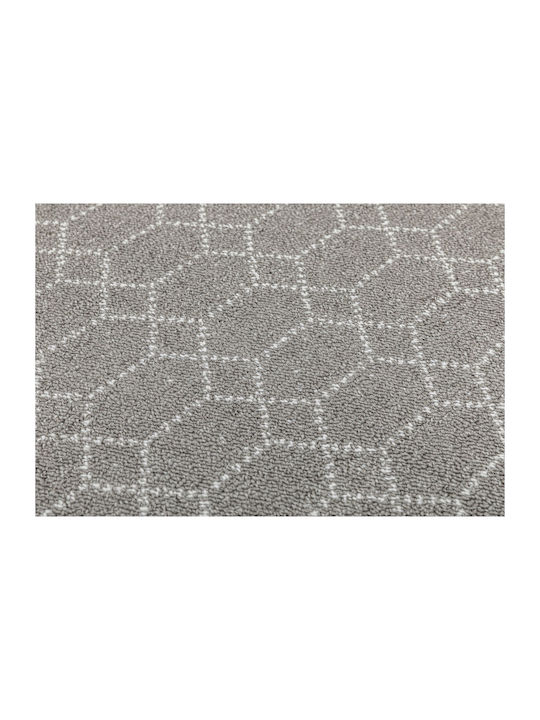 Nikotex Carpets Αντιολισθητικό Πατάκι Διάδρομος Κουζίνας Belmont Γκρι-άσπρο 80x200