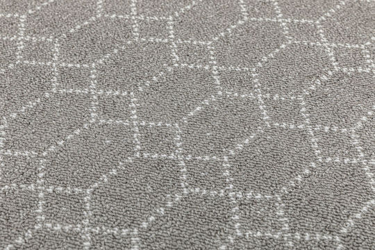 Nikotex Carpets Non-Slip Kitchen Runner Mat Belmont Grey-White 80x200