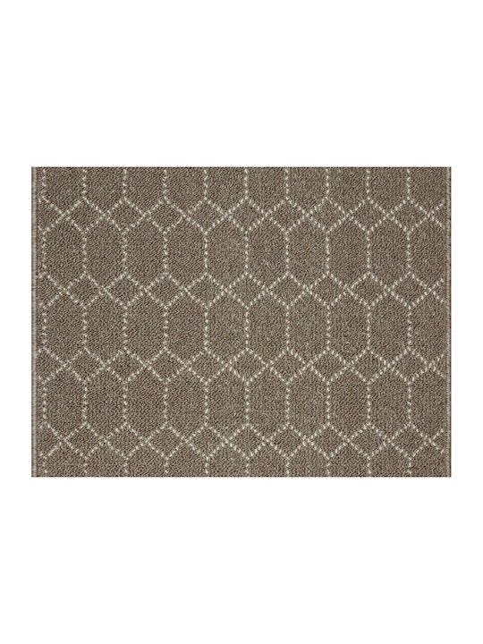 Nikotex Carpets Non-Slip Kitchen Runner Mat Belmont Mocha-Beige 80x150