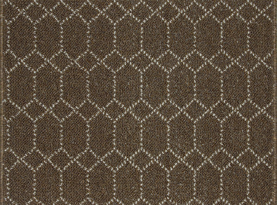 Nikotex Carpets Non-Slip Kitchen Runner Mat Belmont Brown-Beige 80x200